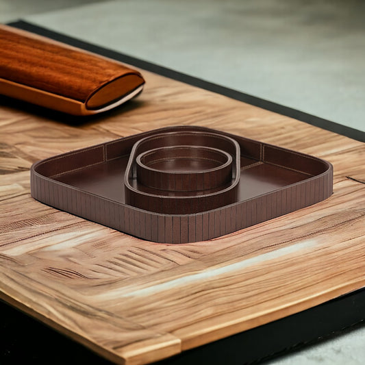 Square Coin Tray Set