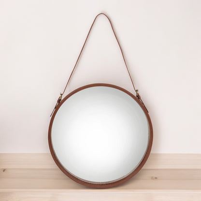 Wall - Clock Style Mirror (Lined)