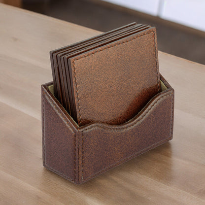 Folder Stand Square Coasters