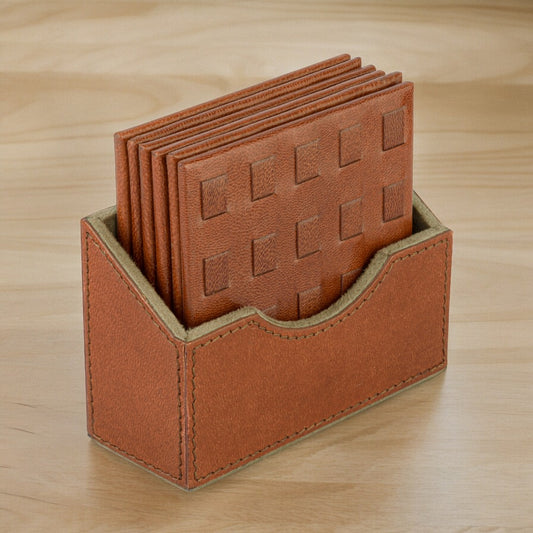 Embossed Square Coasters