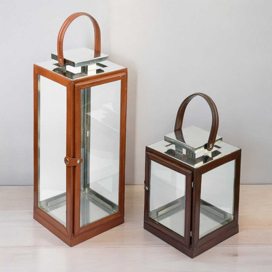 Leather Lantern Lamps