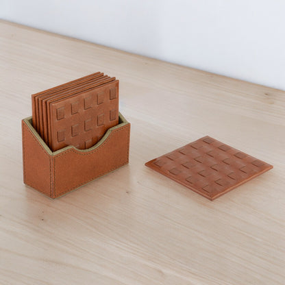 Embossed Square Coasters