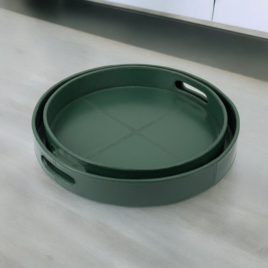 Right Circular Serving Trays