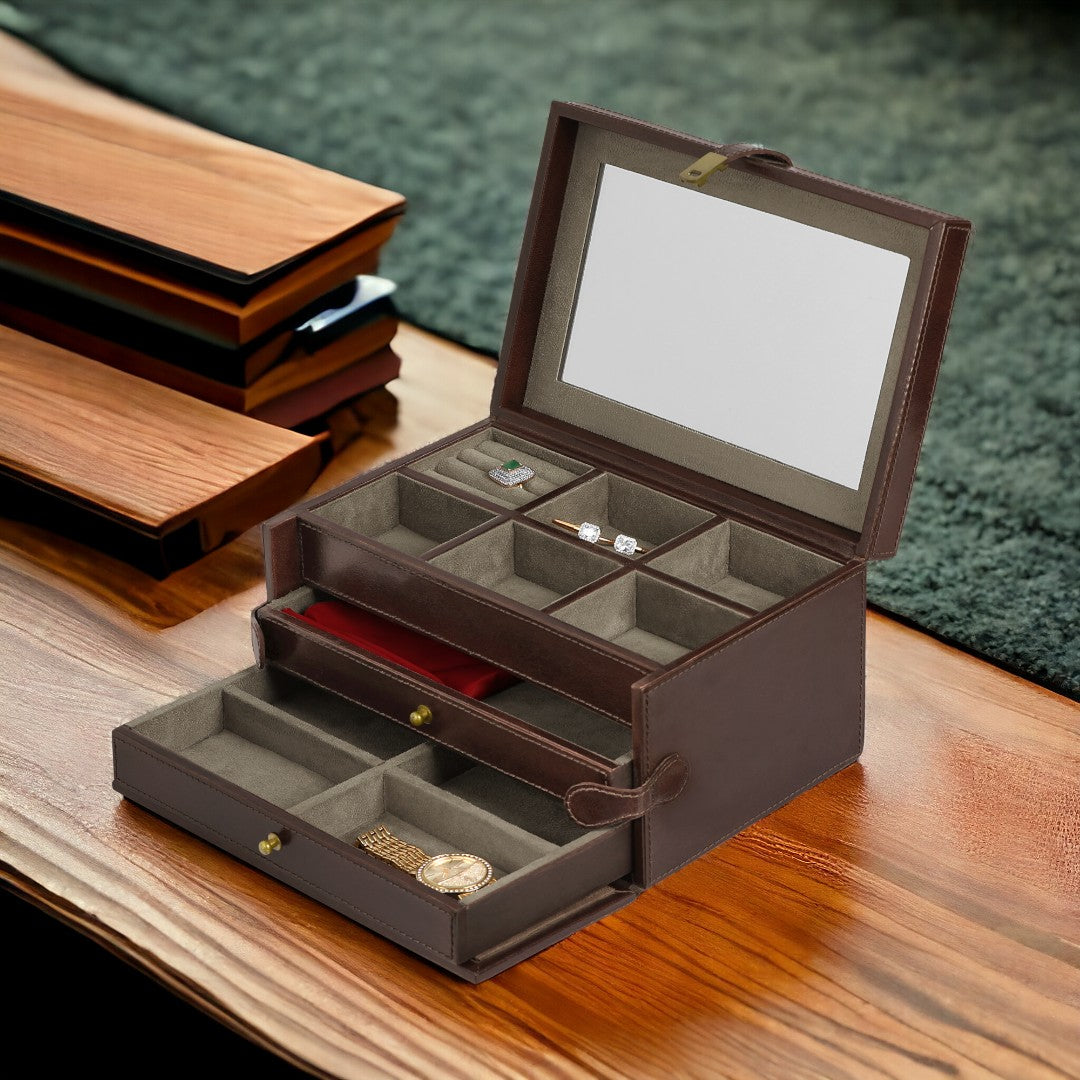 Two-Tiered Jewellery Case