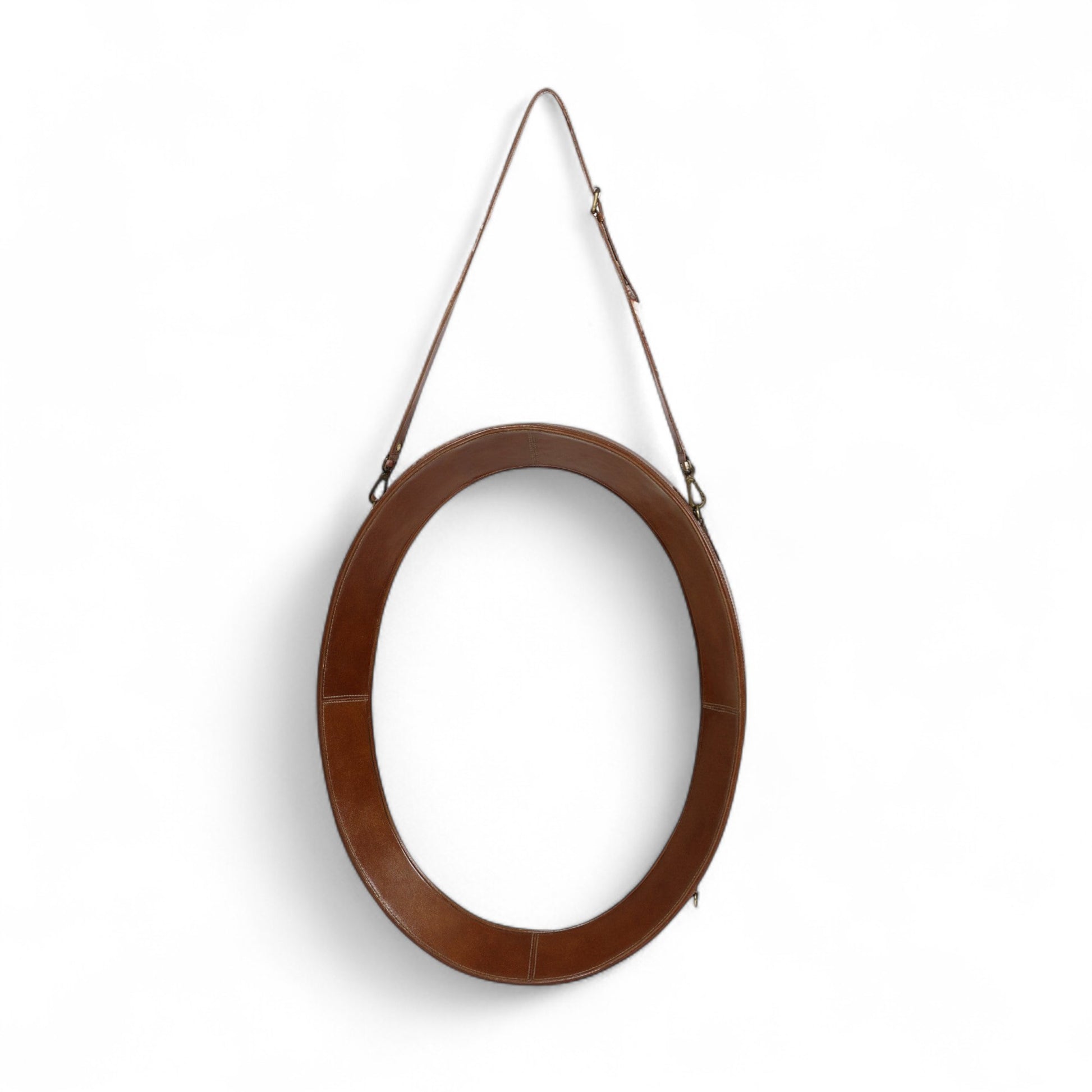 Wall - Clock Style Mirror (Oval)
