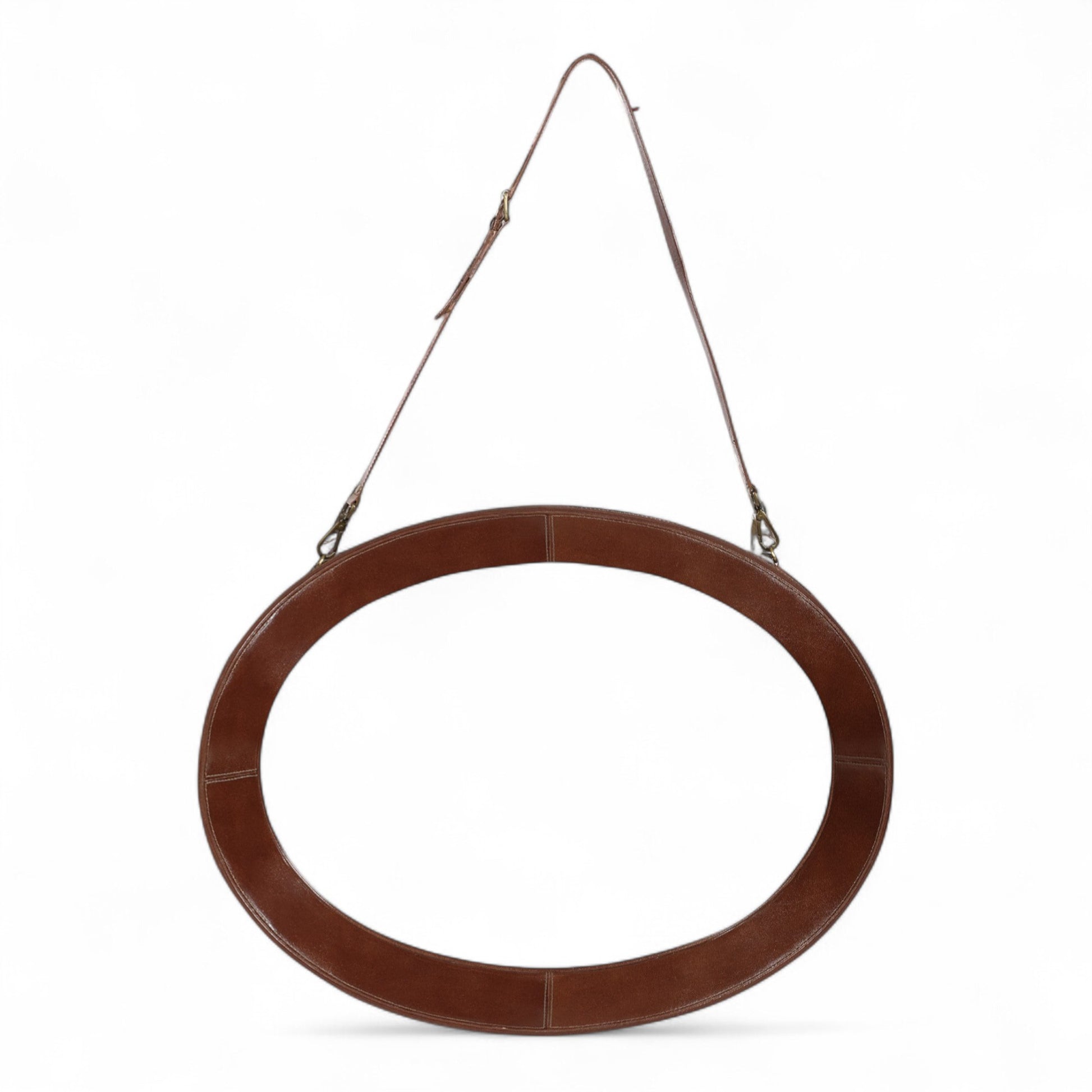 Wall - Clock Style Mirror (Oval)