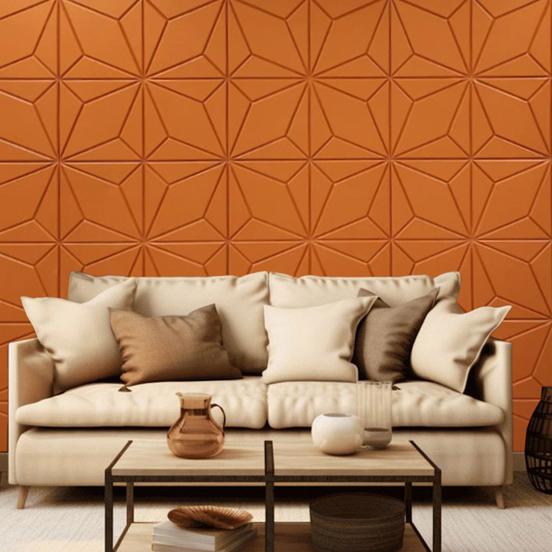 Tan Leather wall panel